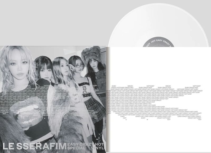 LE SSERAFIM - Easy Crazy Hot [LP] silver white colored vinyl, indie-retail exclusive