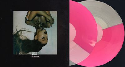 Ariana Grande - Thank U, Next [2LP] exclusive clear and pink split colored vinyl