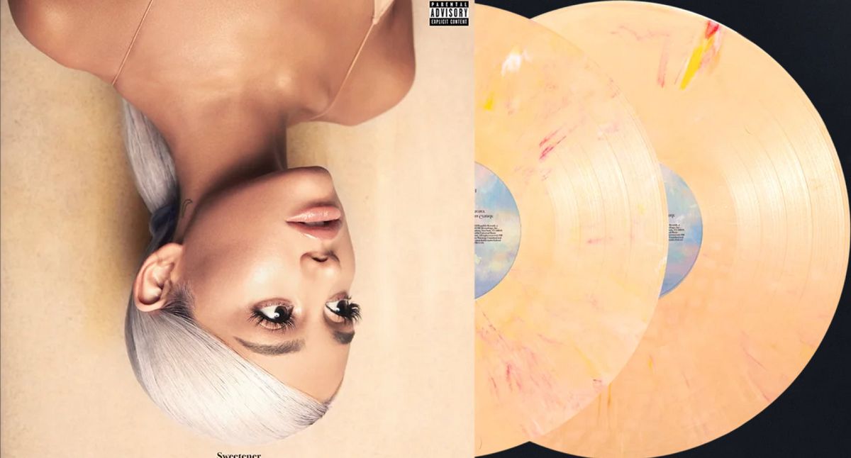 Ariana Grande - Sweetener [2LP] exclusive opaque peach colored vinyl