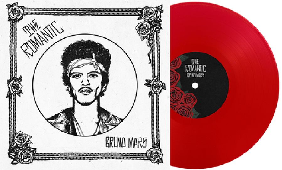 Bruno Mars - The Romantic [LP] translucent red colored vinyl, indie-retail exclusive *PRE-ORDER