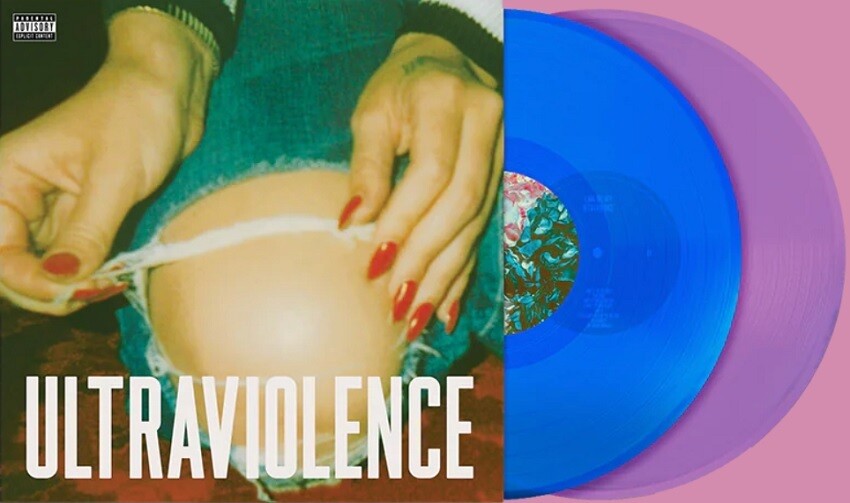 Lana Del Rey - Ultraviolence [2LP] exclusive blue and violet colored vinyl, alternate artwork