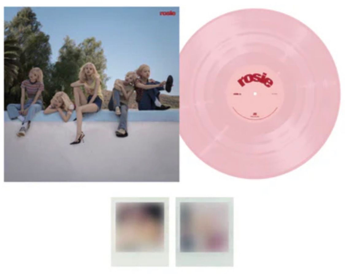 Rosé - Rosie [LP] exclusive baby pink colored vinyl, alternate artwork