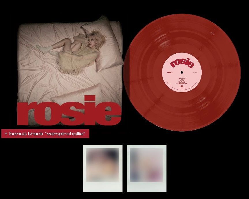 Rosé - Rosie [LP] exclusive "Vampirehollie" edition translucent red colored vinyl, alternate artwork