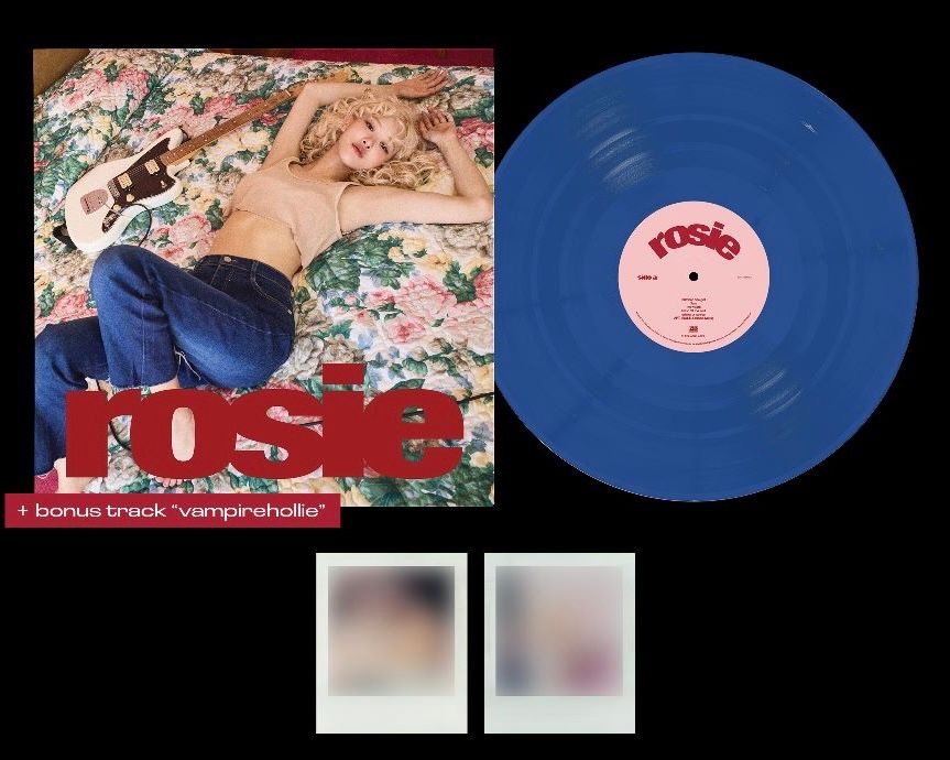 Rosé - Rosie [LP] exclusive "Vampirehollie" edition cobalt blue colored vinyl, alternate artwork