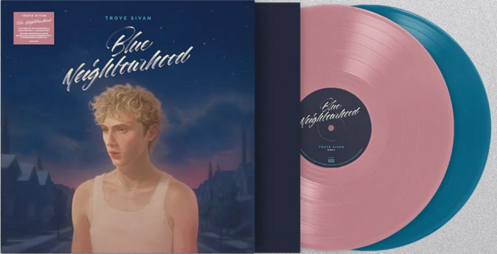 Troye Sivan - Blue Neighborhood: Ten Years On [2LP] blush pink and aqua blue colored vinyl