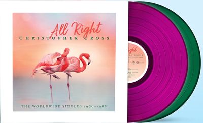 Christopher Cross - All Right: The Worldwide Singles 1980-1988 [2LP] pink and green colored vinyl