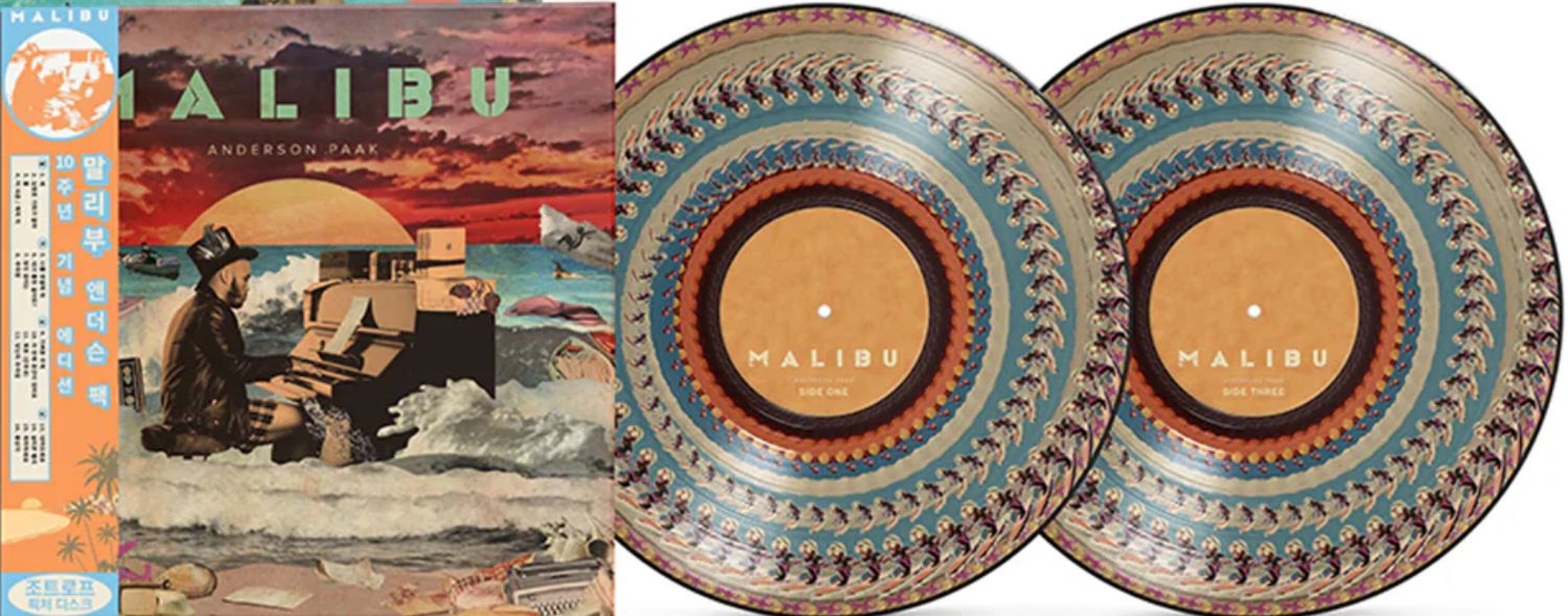 Anderson .Paak - Malibu [2LP] limited zoetrope picture disc, anniversary edition *PRE-ORDER