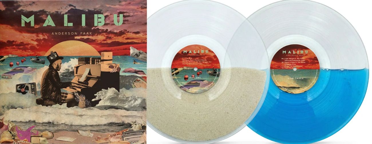 Anderson .Paak - Malibu [2LP] limited sand and water filled vinyl, anniversary edition *PRE-ORDER
