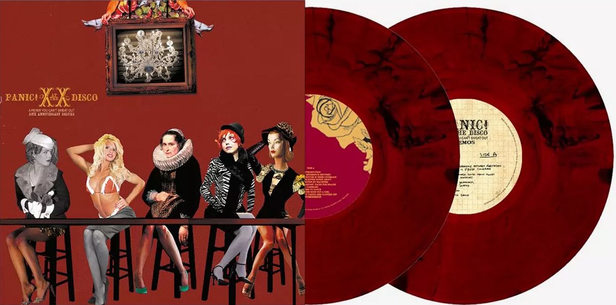 Panic! At The Disco - A Fever You Can't Sweat Out [2LP] exclusive ruby black wave colored vinyl, anniversary edition