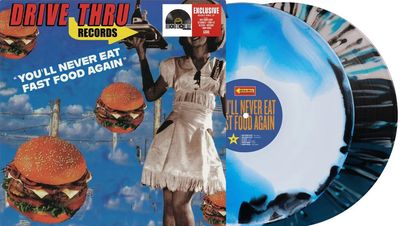 Various Artists - Drive-Thru Records - You'll Never Eat Fast Food Again [2LP] blue/black/white splatter colored vinyl, RSD exclusive