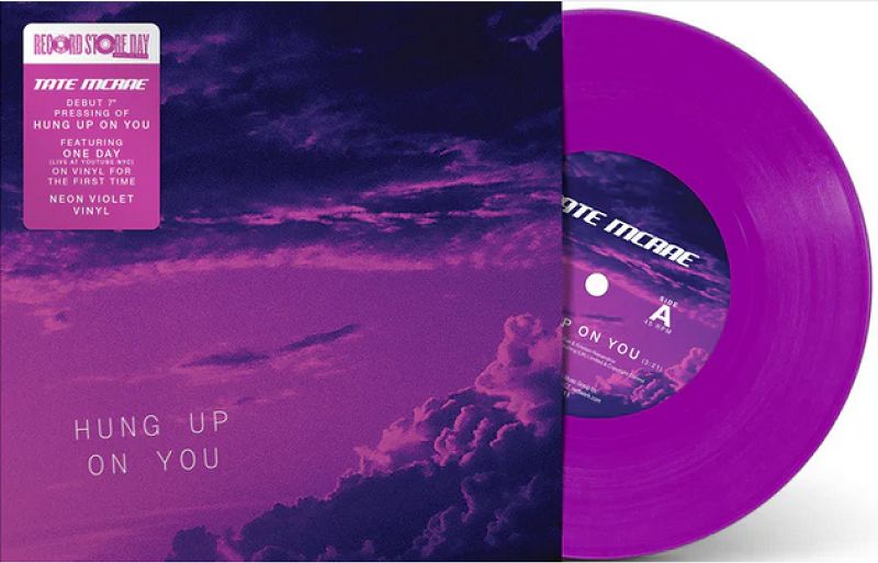 Tate Mcrae - Hung Up On You [7"] RSD exclusive neon violet colored vinyl
