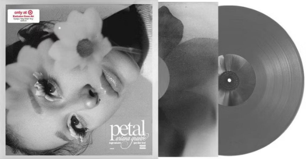 Ariana Grande - Petal [LP] exclusive gray skies colored vinyl, alternate cover art *PRE-ORDER