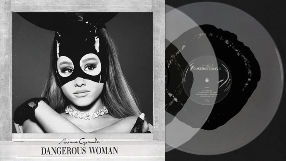 Ariana Grande - Dangerous Woman [2LP] anniversary exclusive black and clear colored vinyl, alternate artwork