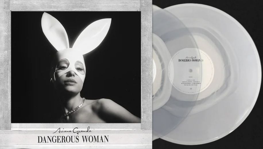 Ariana Grande - Dangerous Woman [2LP] anniversary edition exclusive white and clear colored vinyl, alternate artwork