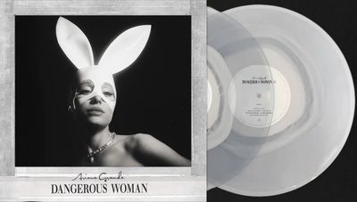 Ariana Grande - Dangerous Woman [2LP] anniversary edition exclusive white and clear colored vinyl, alternate artwork