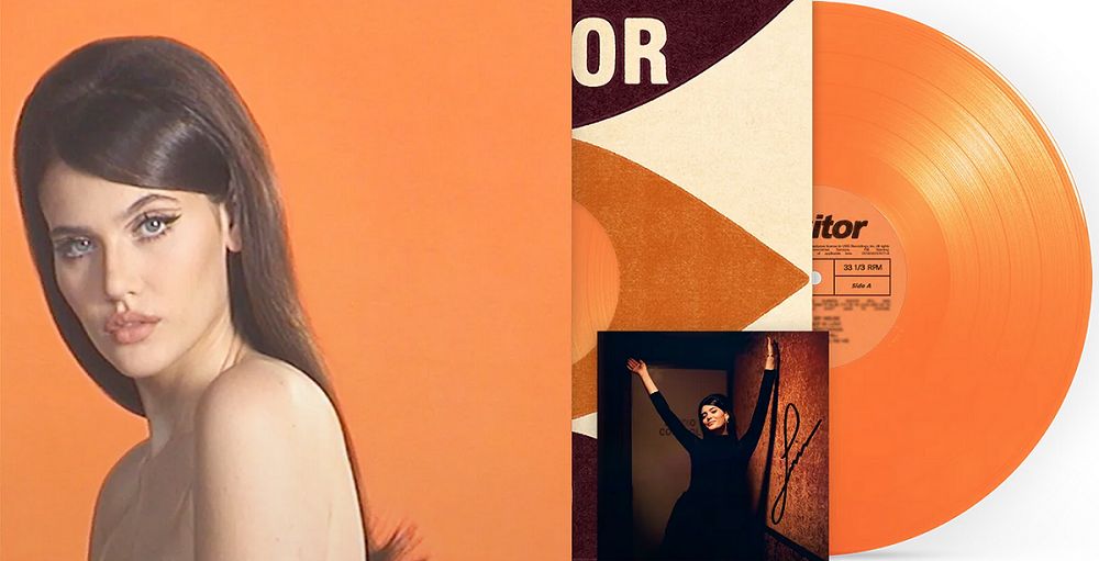 Sienna Spiro - Visitor [LP] orange colored vinyl,, alternate artwork + signed insert *PRE-ORDER
