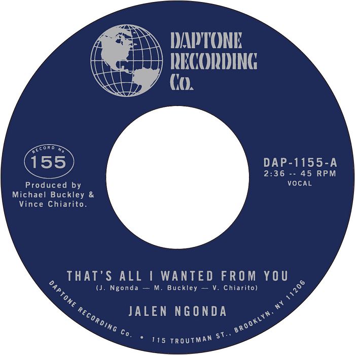 Jalen Ngonda - That's All I Wanted From You / So Glad I Found You [7"]