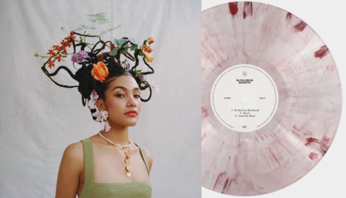 Olivia Dean - Growth [10”] pink marble colored vinyl, indie-retail exclusive *PRE-ORDER