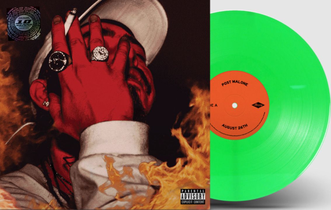 Post Malone - August 26 [LP] anniversary edition spring leaf green colored vinyl, indie-retail exclusive *PRE-ORDER
