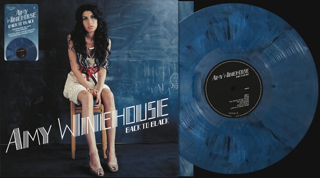Amy Winehouse - Back To Black [LP] anniversary edition chalkboard marble colored vinyl, indie-retail exclusive *PRE-ORDER