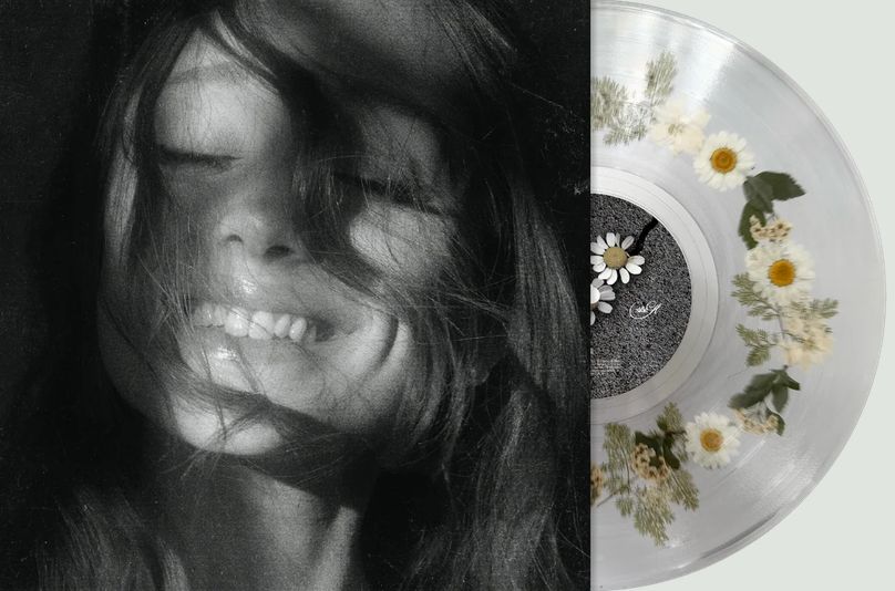 Ariana Grande - Petal [LP] limited white daisy, delphinium and gypsophila flower vinyl *PRE-ORDER