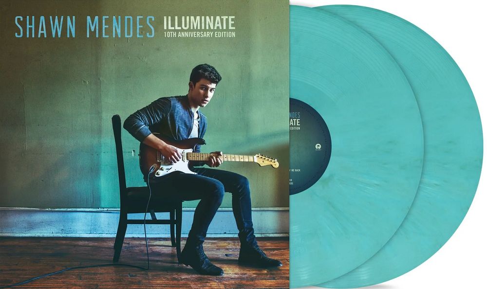 Shawn Mendes - Illuminate [2LP] anniversary edition aqua colored vinyl *PRE-ORDER