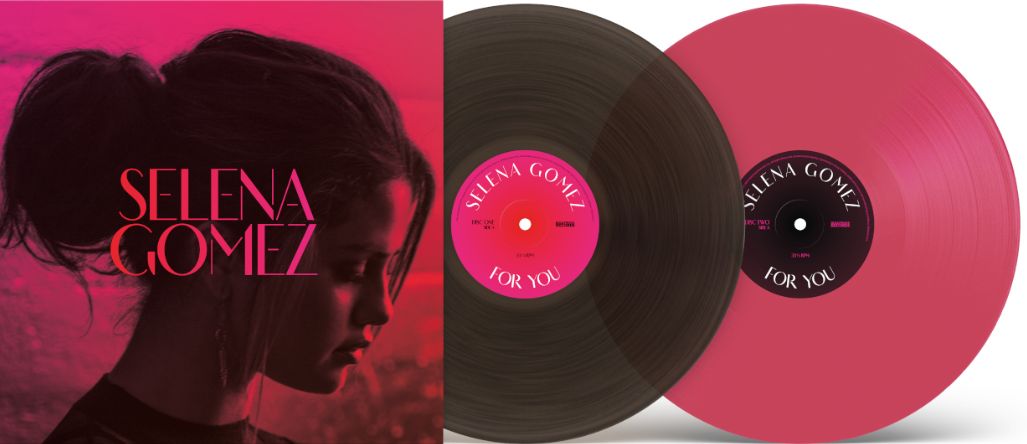Selena Gomez - For You [2LP] pink and black ice colored vinyl *PRE-ORDER