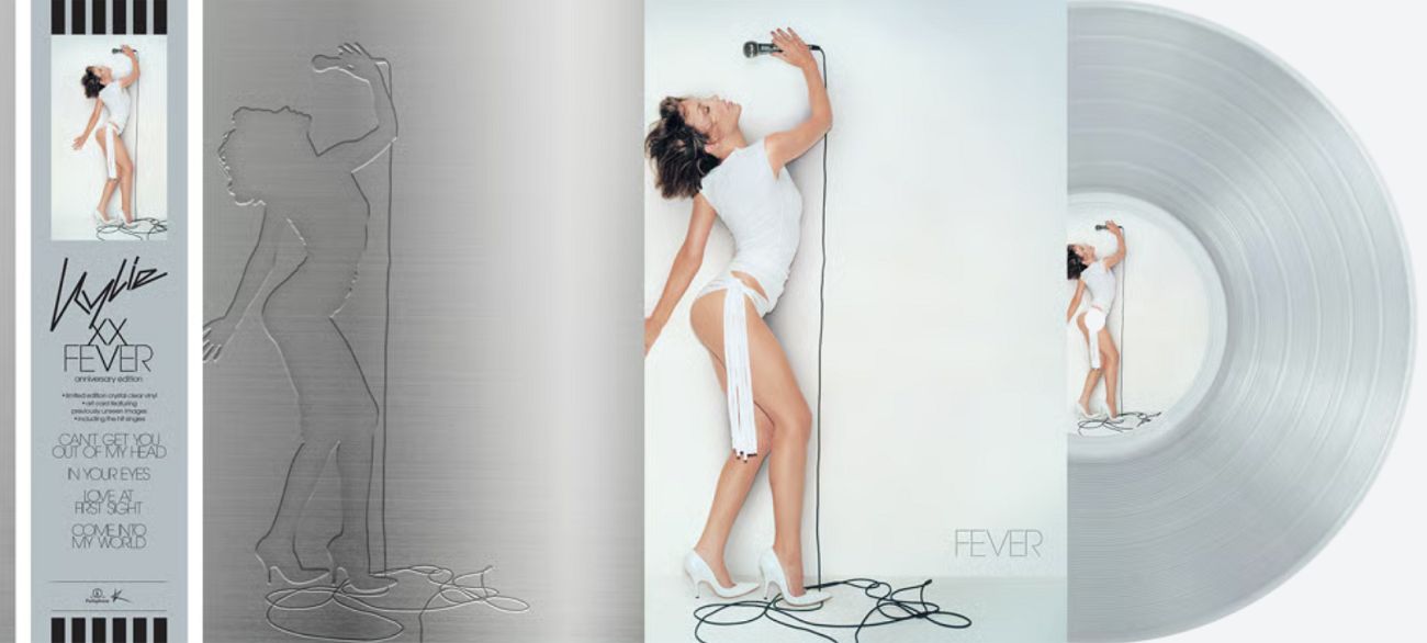 Kylie Minogue - Fever XXV edition [LP] anniversary clear vinyl *PRE-ORDER