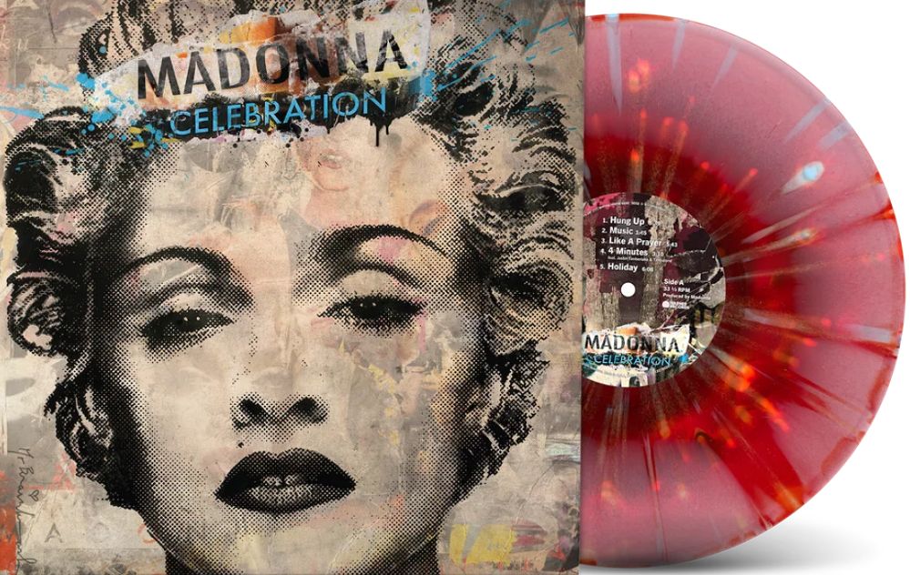 Madonna - Celebration [LP] red and pink splatter colored vinyl *PRE-ORDER
