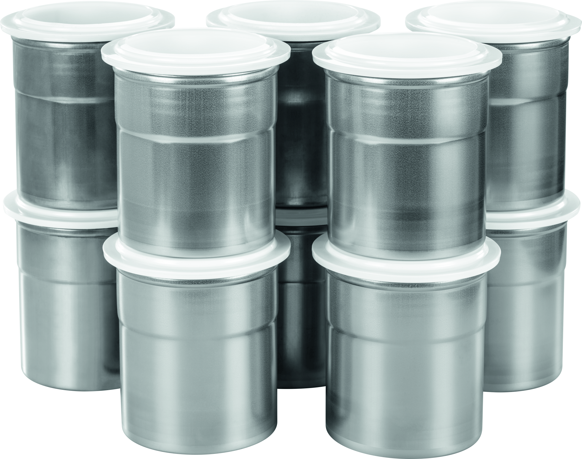 Pacojet Chrome Steel Pacotizing® Beakers - Sets of 10