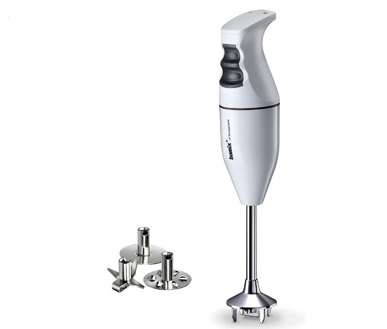 Bamix EO150 Classic Hand Immersion Blender White 3 Blades