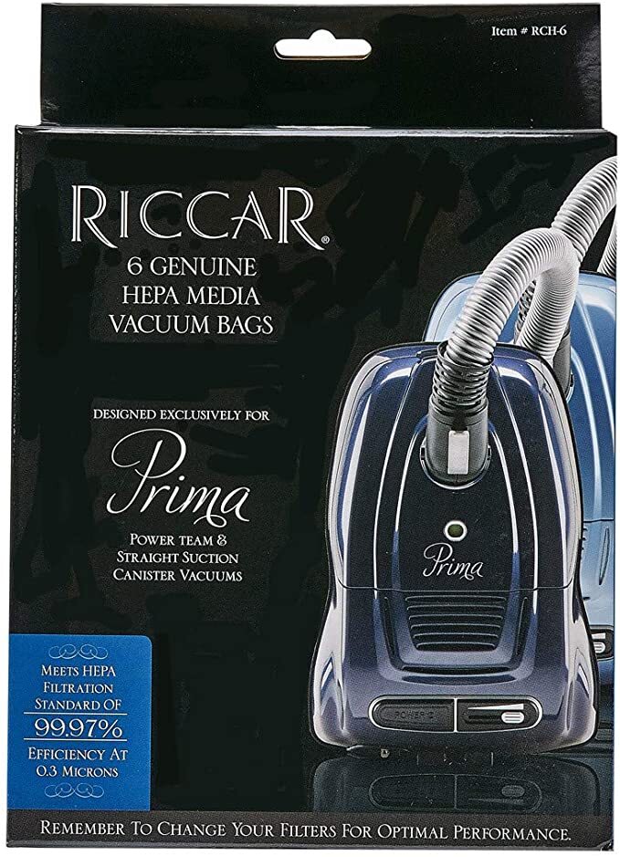 Riccar Prima Charcoal-Infused HEPA Media Bags