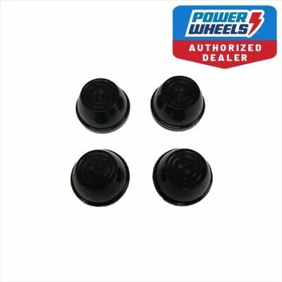 Power Wheels Barbie Princess Mustang 4 Pack of Nuts Black