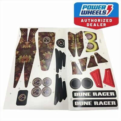Power Wheels Dune Racer Decal Label Sheet