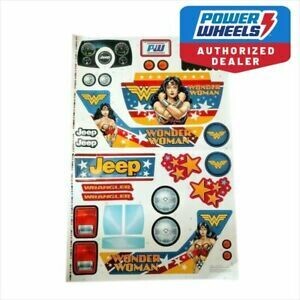 Power Wheels 3900-5425 Decal for Wonder Woman Jeep Wrangler