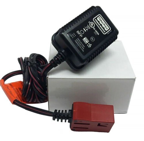 Power Wheels 00801-0712 Two (2x) 6V Red Batteries + One Charger Combination