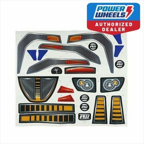 Power Wheels CHP66 Baja Extreme Label Decal Sheet