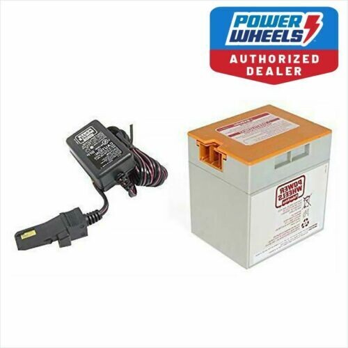 Power Wheels Gray-Orange Top 12 volt Battery & Charger (12V) 00801-1776