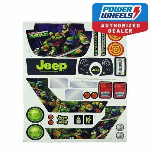 Power wheels jeep outlet decals