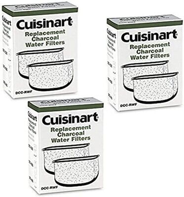 Cuisinart DCC-RWF Charcoal Water Filter Triple Pack of 2