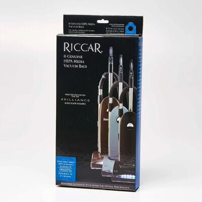Riccar Genuine R30 Brilliance Series HEPA Media Bags 6pk