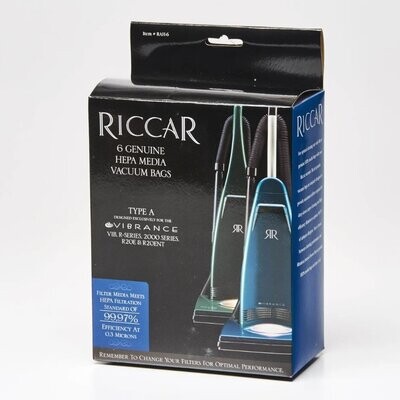Riccar Genuine Vibrance Type A HEPA Media Bags