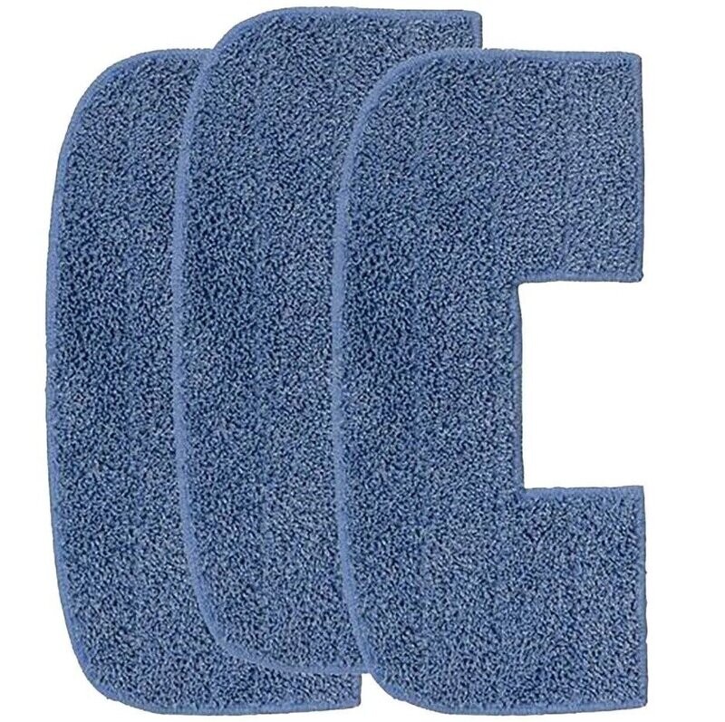 Blue Floor Pad 3 Pack Rug / Floor Tool Combo Snap On Base Type