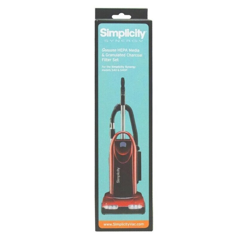 Simplicity Genuine HEPA And Granulated Charcoal Filter Set For The Synergy Premium S40P