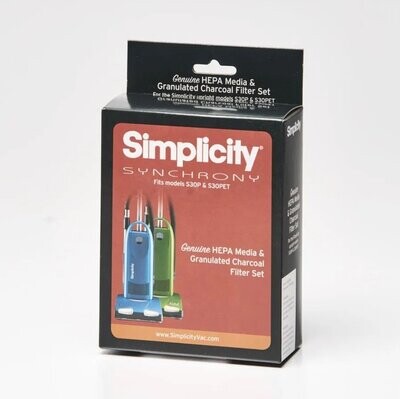 Simplicity Genuine HEPA Media & Granulated Charcoal Filter Set For Synchrony S30