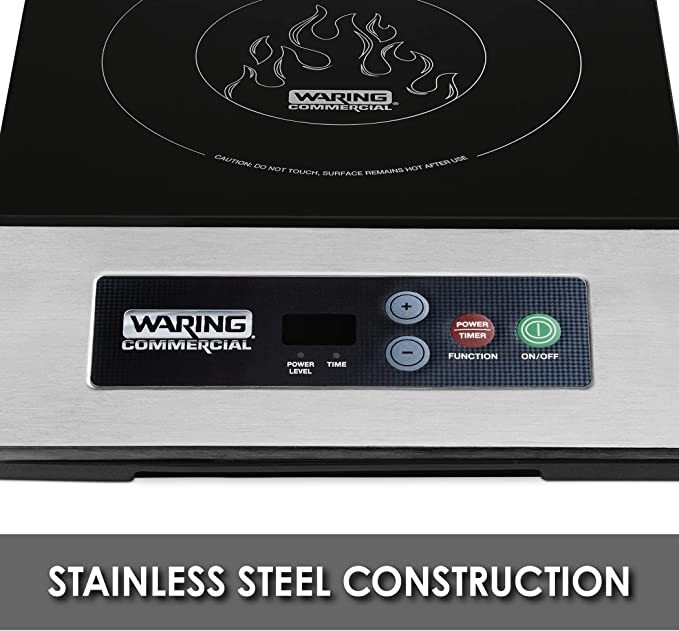 Waring Commercial Step Up Warmer, 2 Burner, 4.748 in. , Silver