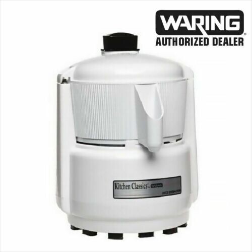Waring PJE101 Juice Extractor Heavy Duty All White