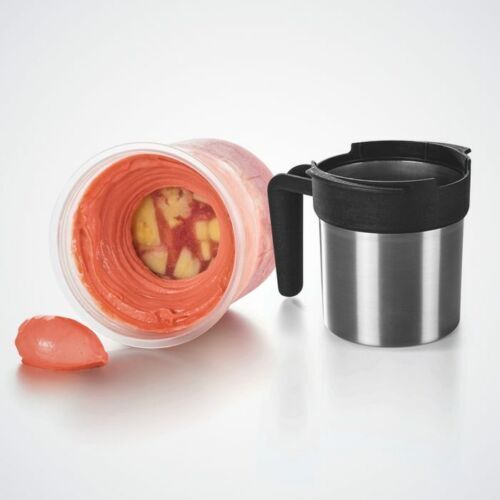 Pacojet - 10 Synthetic Pacotizing Transparent Beakers and chrome outer beaker