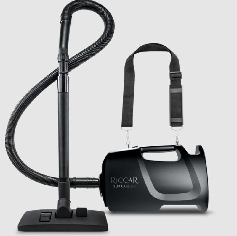 SupraQuik Portable Canister Vacuum with Shoulder Strap