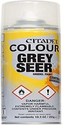 Games Workshop Citadel Paint Contrast Spray: Grey Seer